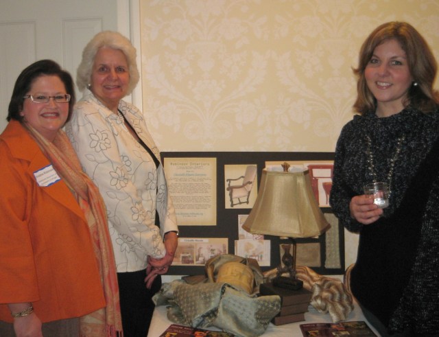 My workroom and decorative painter and I at the 2011 BCDH Empty House Party.