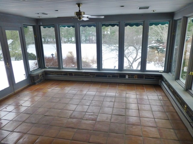 Visitors to the designer house will enter my space from this direction after leaving the kitchen.