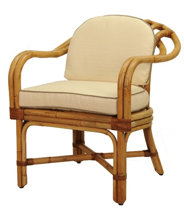 This chair is similar to a pair of Vintage Rattan Chairs I'd like to use in my Sunroom.