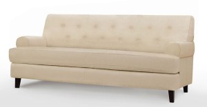 A more contemporary mid-century style sofa could also work in this Sunroom.