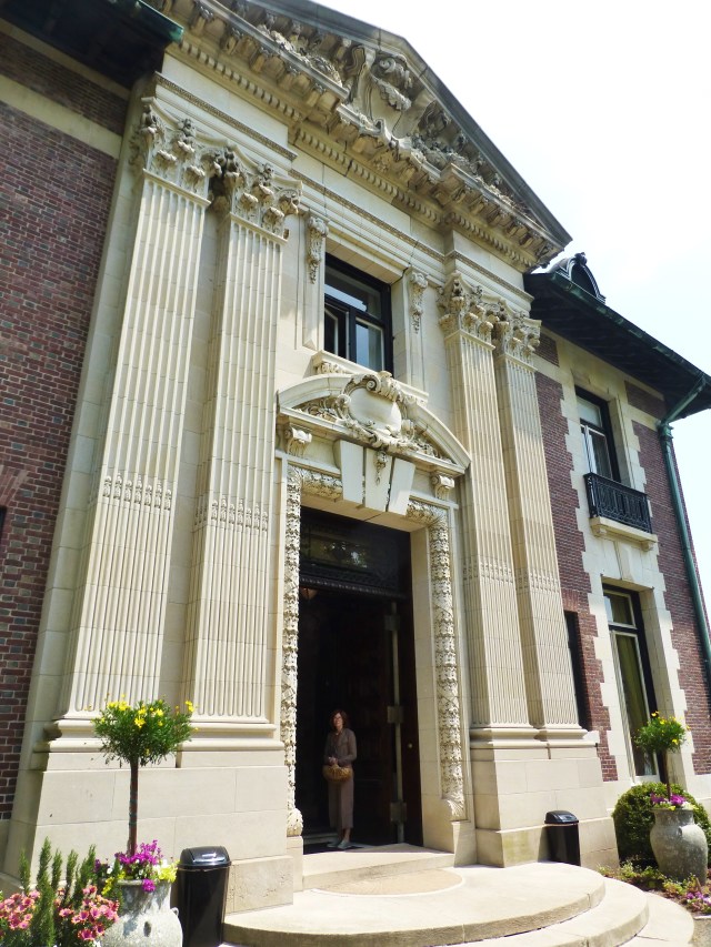 The phenomenal front door surround...it's so stunning!