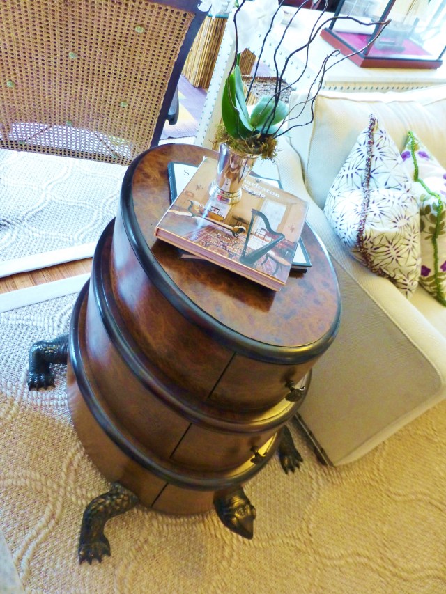 Here's another view of the Turtle Table.  Isn't is adorable?