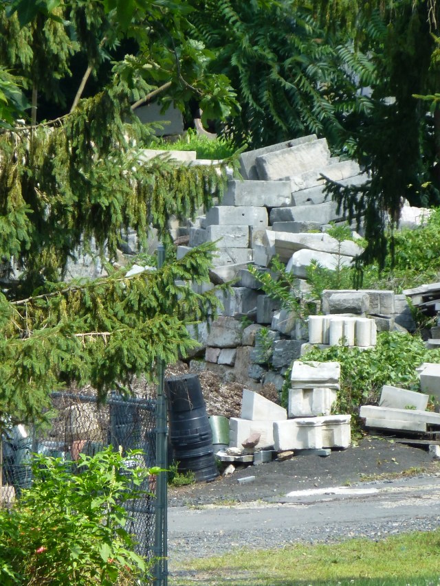 This image shows a peek into the quarry, which is still found just below the Cathedral.  Much of the stone used in the construction of this magnificent structure was quarried locally and some was actually found on-site.  How amazing is that?