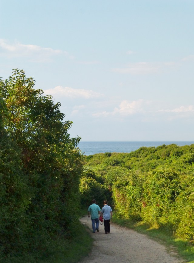 After checking out the lighthouse (yes, you can climb up to the top!) and talking to the very kind history buffs, a walk down to the shoreline was in order.