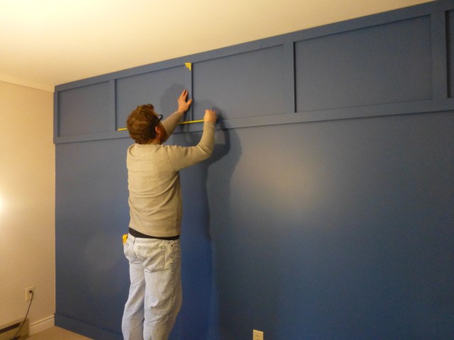 Installing Board and Batten Accent Wall at The Shack Measurements