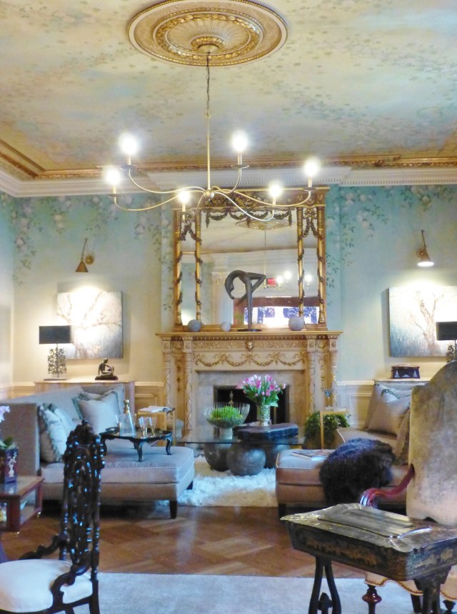 Living Room Mansion in May fireplace AFTER