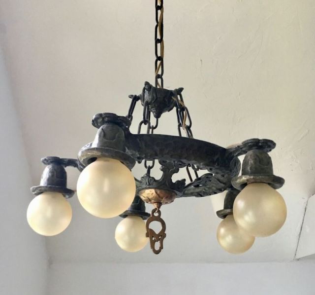 Sunroom at The Shack Chandelier Antique 1